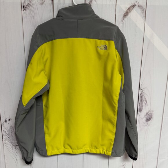 The North Face Men’s L Apex Bionic Soft-Shell Jacket – Yellow/Light Gray - Picture 2 of 14